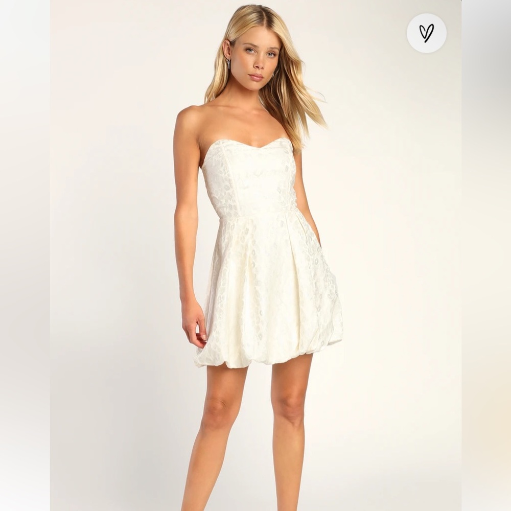 Short Cream Gown